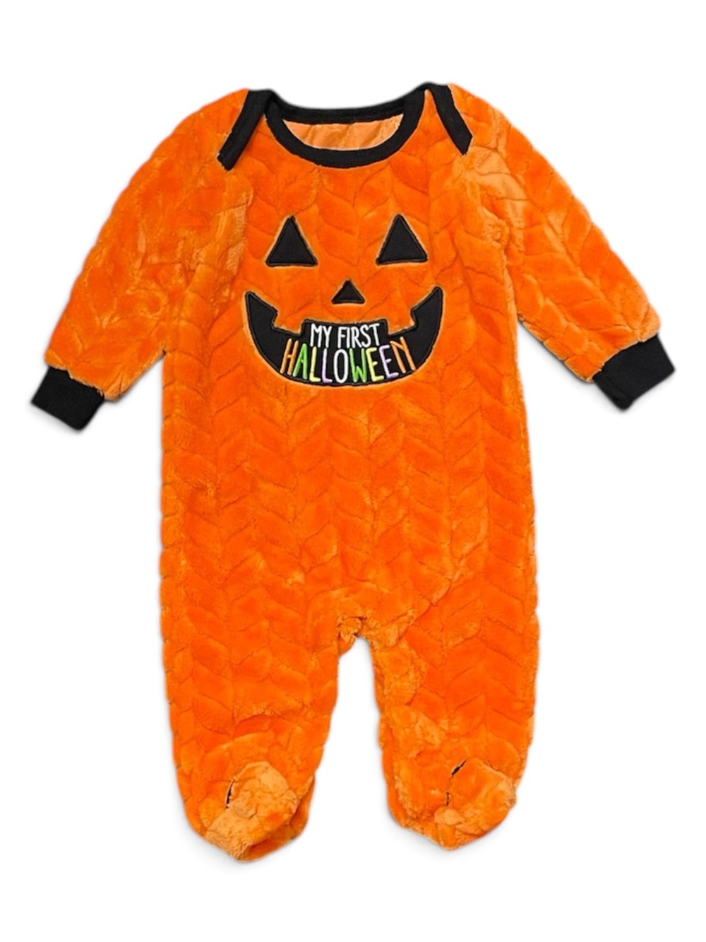 NWOT BABY STARTERS Cozy First Halloween Footed Pajamas Baby’s size 3M
